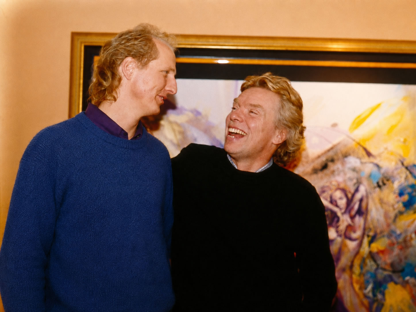 Spar and Richard Branson Spar and Richard Branson