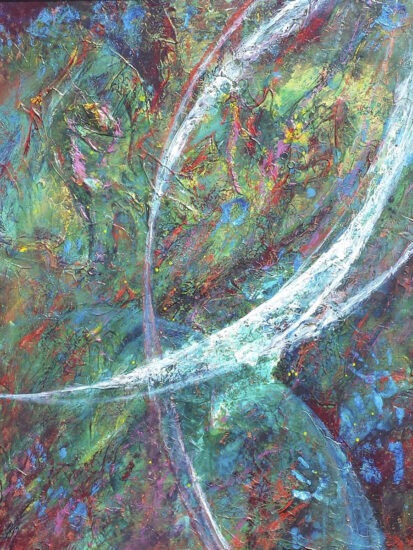 <strong>The Soft Curve of Oblivion</strong><br />48" x 36" <a href="https://sparstreet.com/the-soft-curve-of-oblivion/"> | Learn More About This Painting</a>