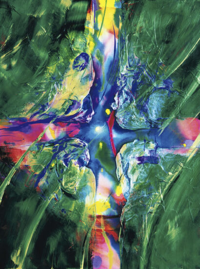 <strong>The Earth and the Stars</strong><br />72" x 48" <a href="https://sparstreet.com/the-earth-and-the-stars/"> | Learn More About This Painting</a>