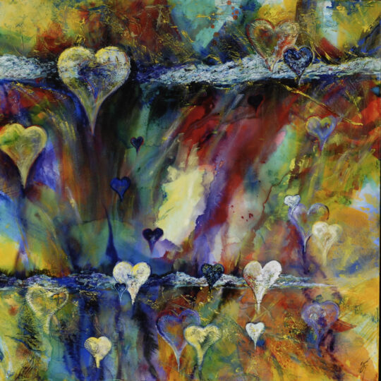 <strong>By His Grace</strong><br />15" x 60" | Acrylic | <a href="https://sparstreet.com/by-his-grace-2/">Learn More About This Painting</a>