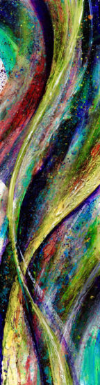 <strong>The Soft Curve of Life</strong><br />60" x 15" | Acrylic | 2010 | <a href="https://sparstreet.com/the-soft-curve-of-life/">Learn More About This Painting</a>