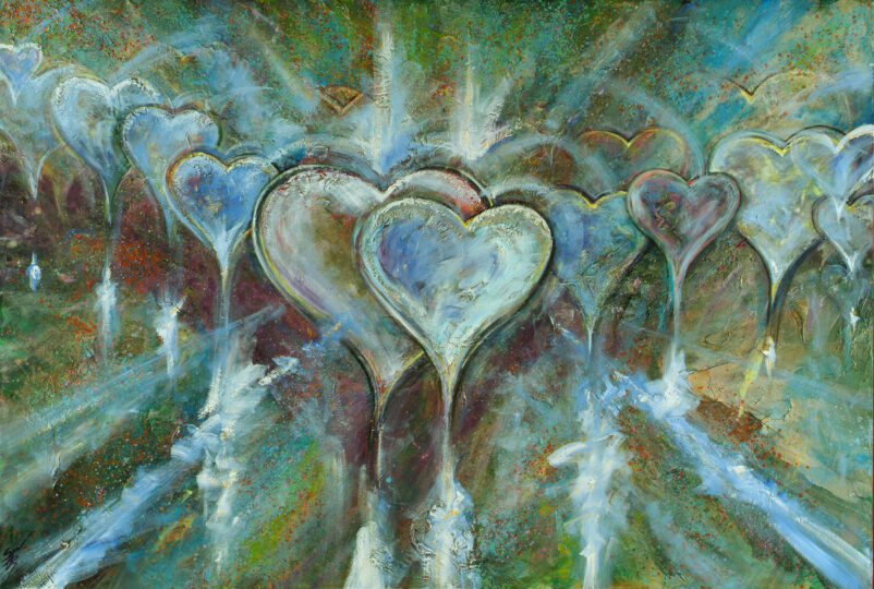 <strong>Together</strong><br />60" x96" | Acrylic | 2011 | <a href="https://sparstreet.com/together/">Learn More About This Painting</a>